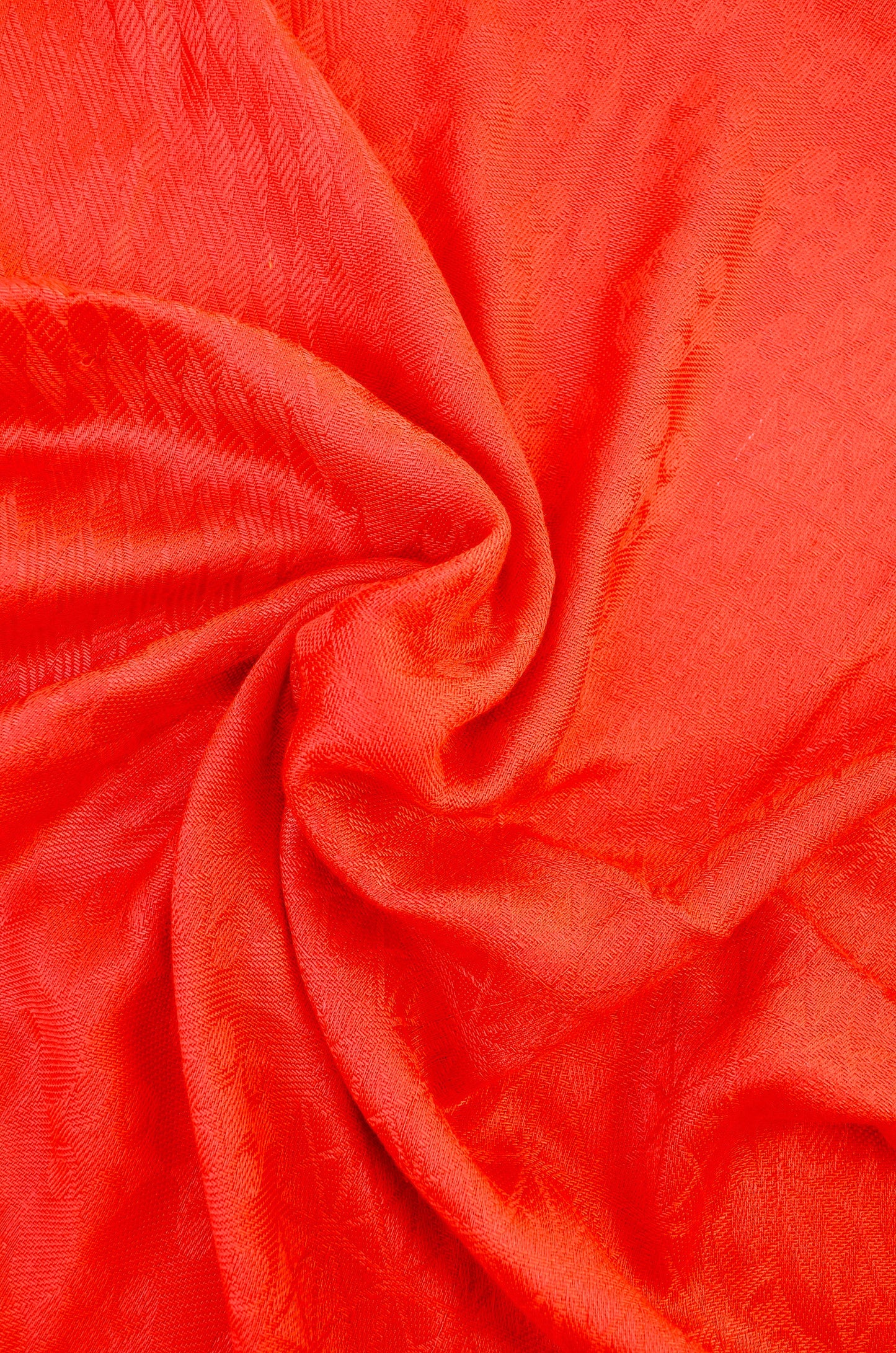 Soft red jacquard stole for women featuring an elegant design and rich texture