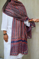 Rohini - Ajrakh Hand Block Printed Pure Cotton Dupatta