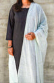 Meadow Mist - Khari Print Handwoven Chanderi Silk Dupatta