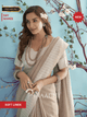 Pinaachi Noor Beige Soft Linen Saree