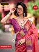 Pinaachi Rangrekha Coral Banarasi Silk Saree